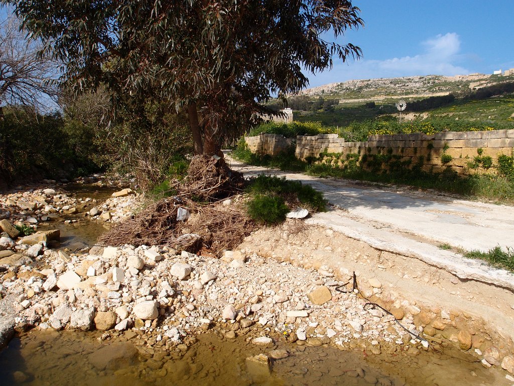 Marsalforn valley post-floods