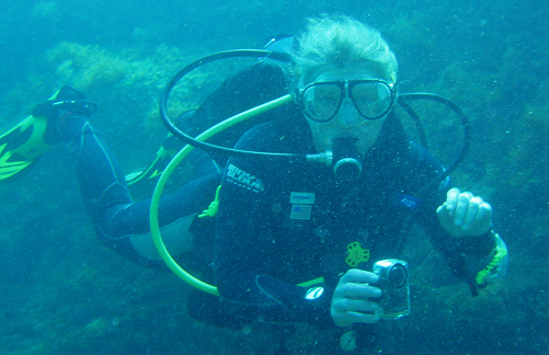 The author at Ta Ċenċ, Gozo